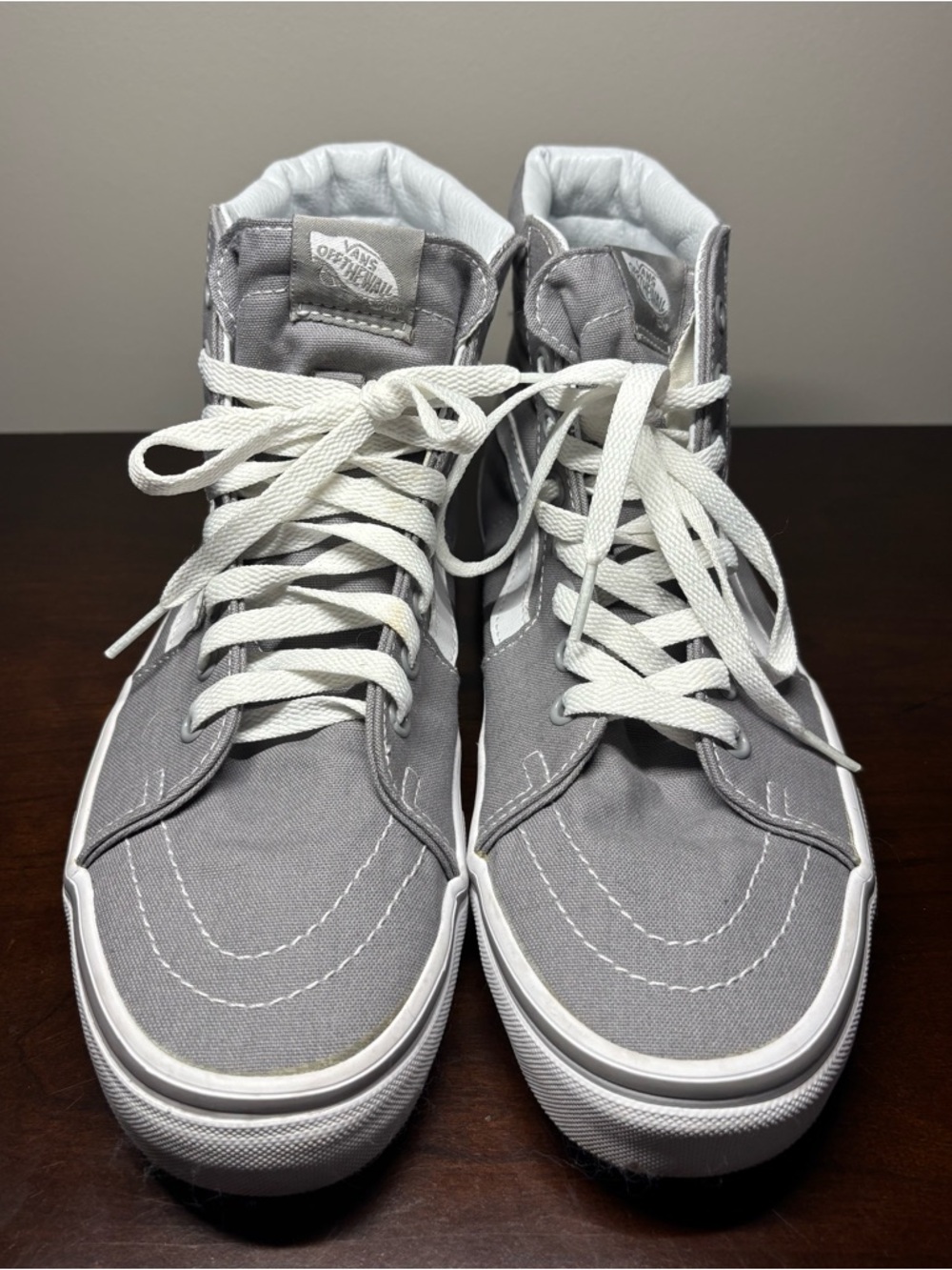 Vans Gray High-Top Canvas Sneakers Size 8.5 Men’s